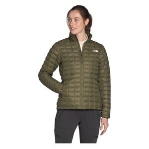 North Face Women’s Thermoball Jacket in Olive Green